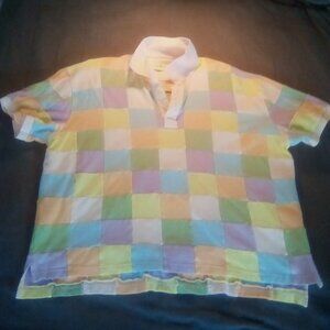 Orvis Pastel Patchwork Polo